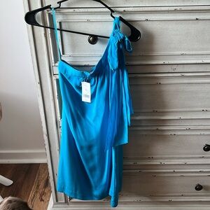 trina turk one shoulder dress 00p